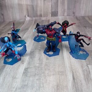 Marvel Spider Man Across the Spideverse Figures Lot of 6